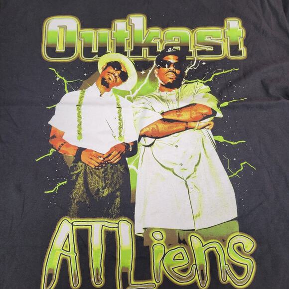 Men's Outkast ATliens Graphic T-Shirt - Original Use  Hematite XL - Picture 2 of 7